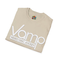 "DJ VAMP" 🎧Signature Logo Tee – Bold, Loud, and Made to Move