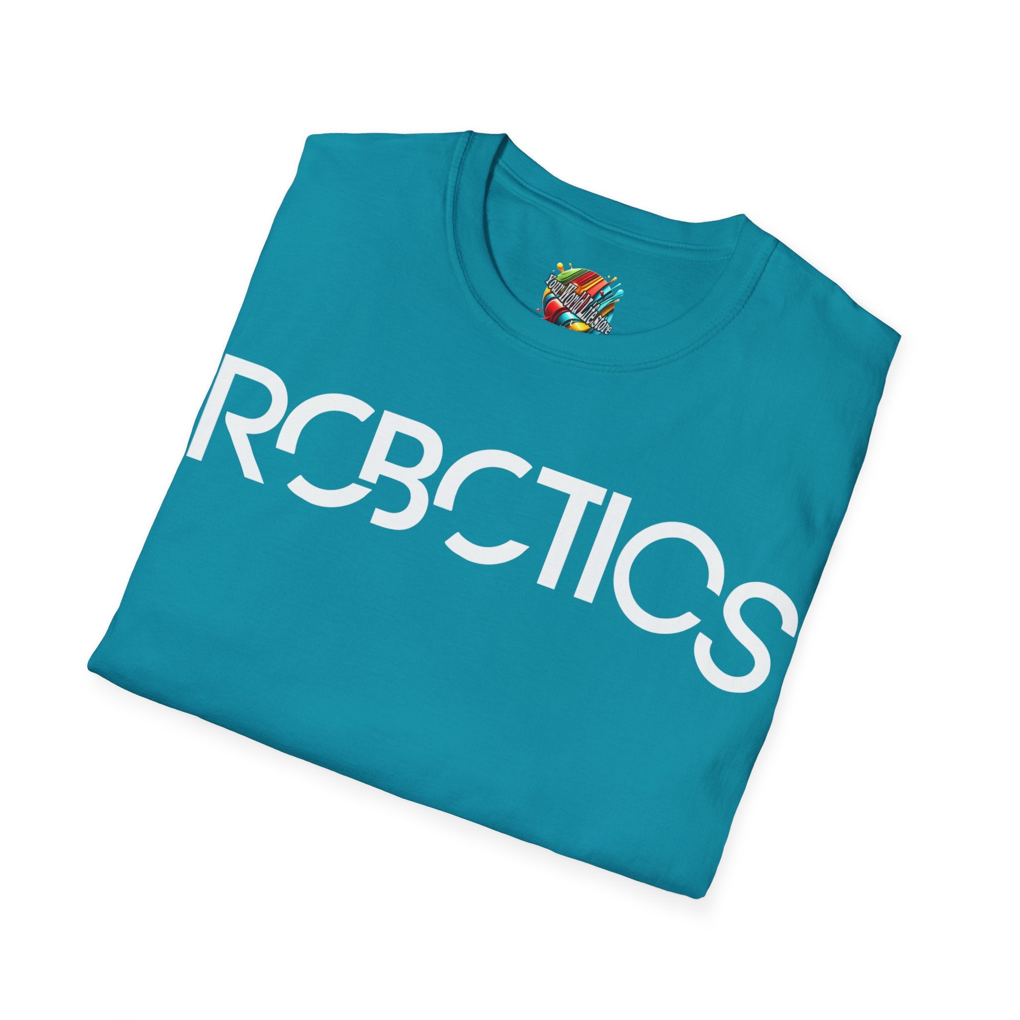 "DJ Robotics" 🤖 ⚡Future Frequencies Logo T-Shirt