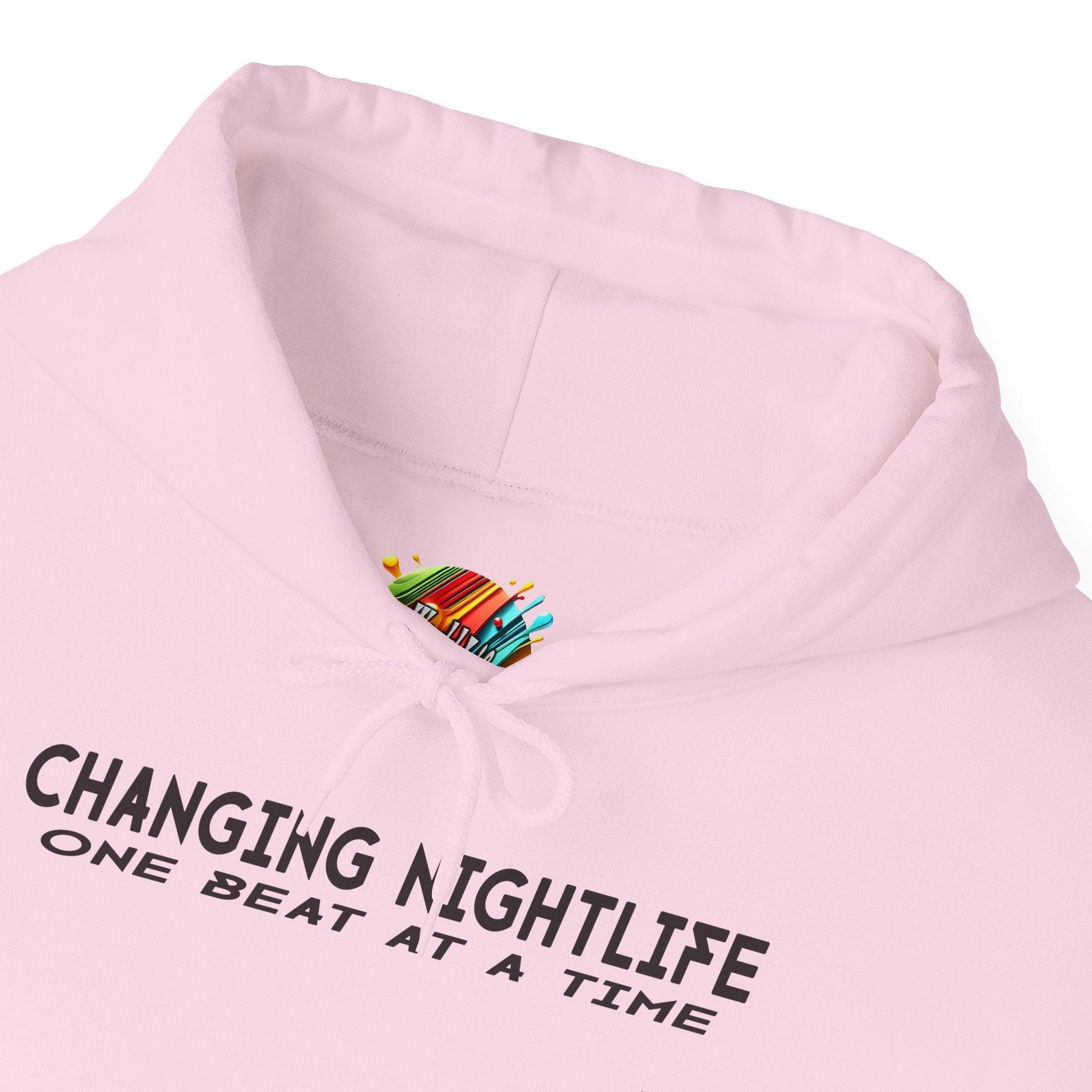 "Nightlife Elements" Customizable Unisex Heavy Blend Hoodie – Personalize w/Power Word