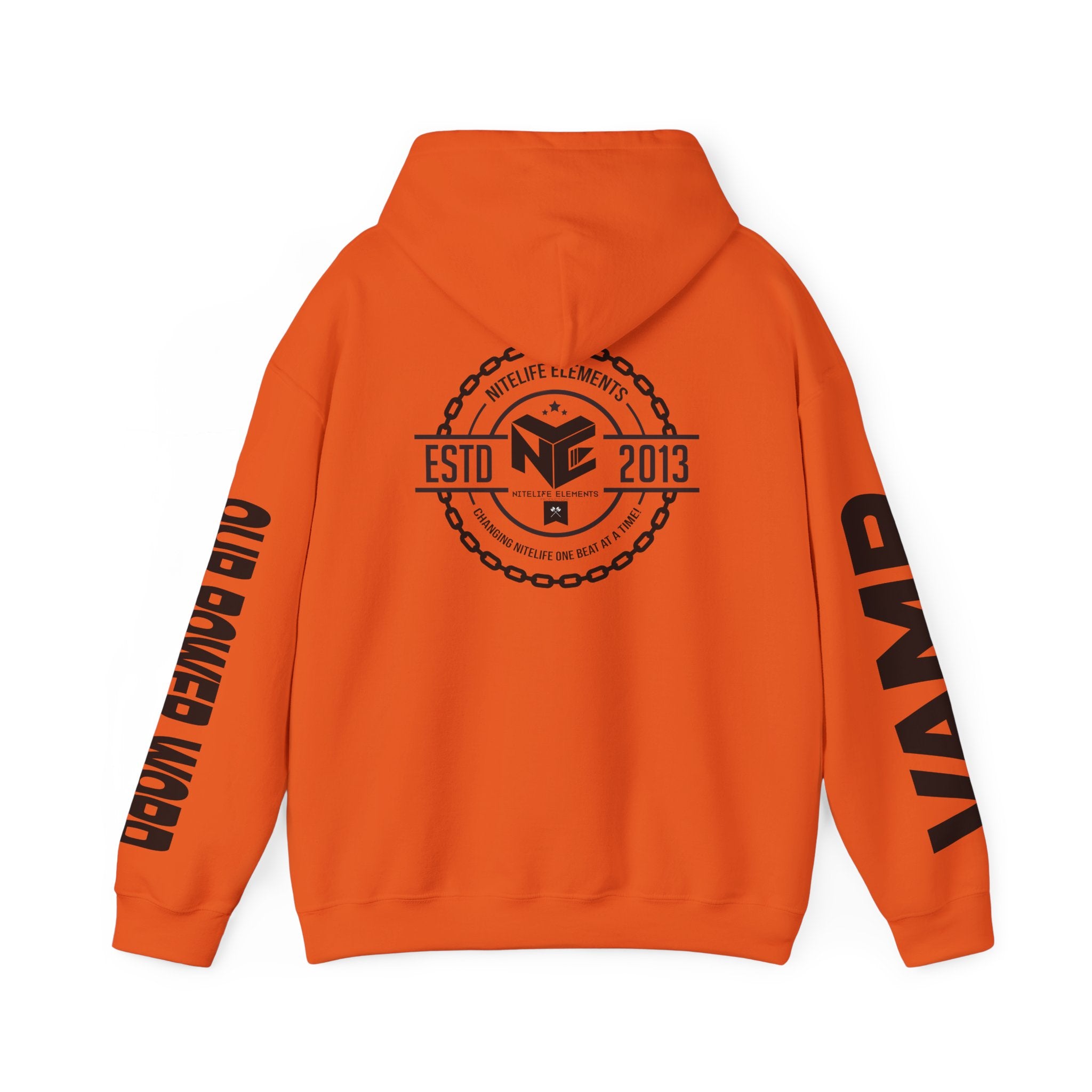 "Nightlife Elements" Customizable Unisex Heavy Blend Hoodie – Personalize w/Power Word