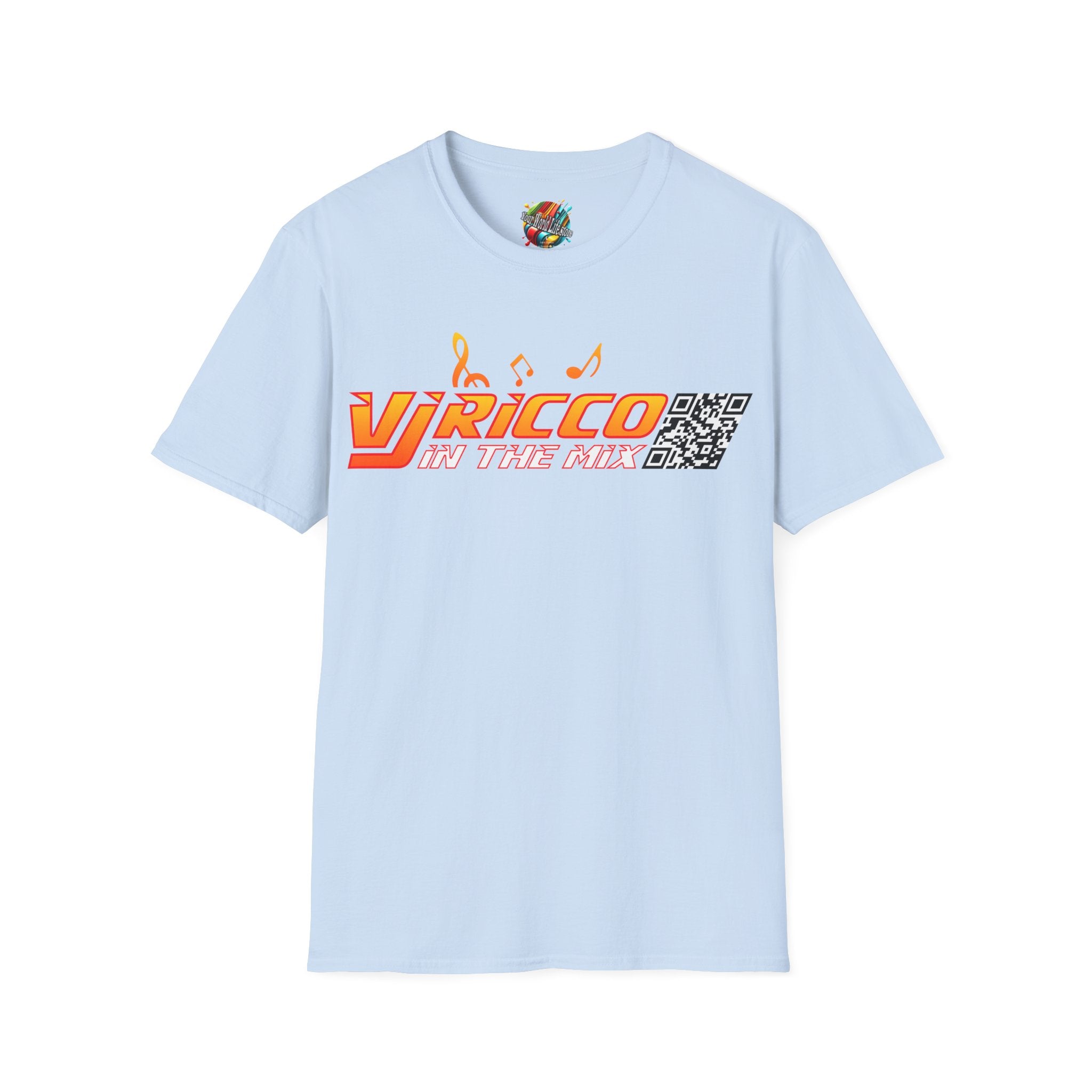"VJ Ricco"🎤 Logo Branded T-Shirt - QR Discount