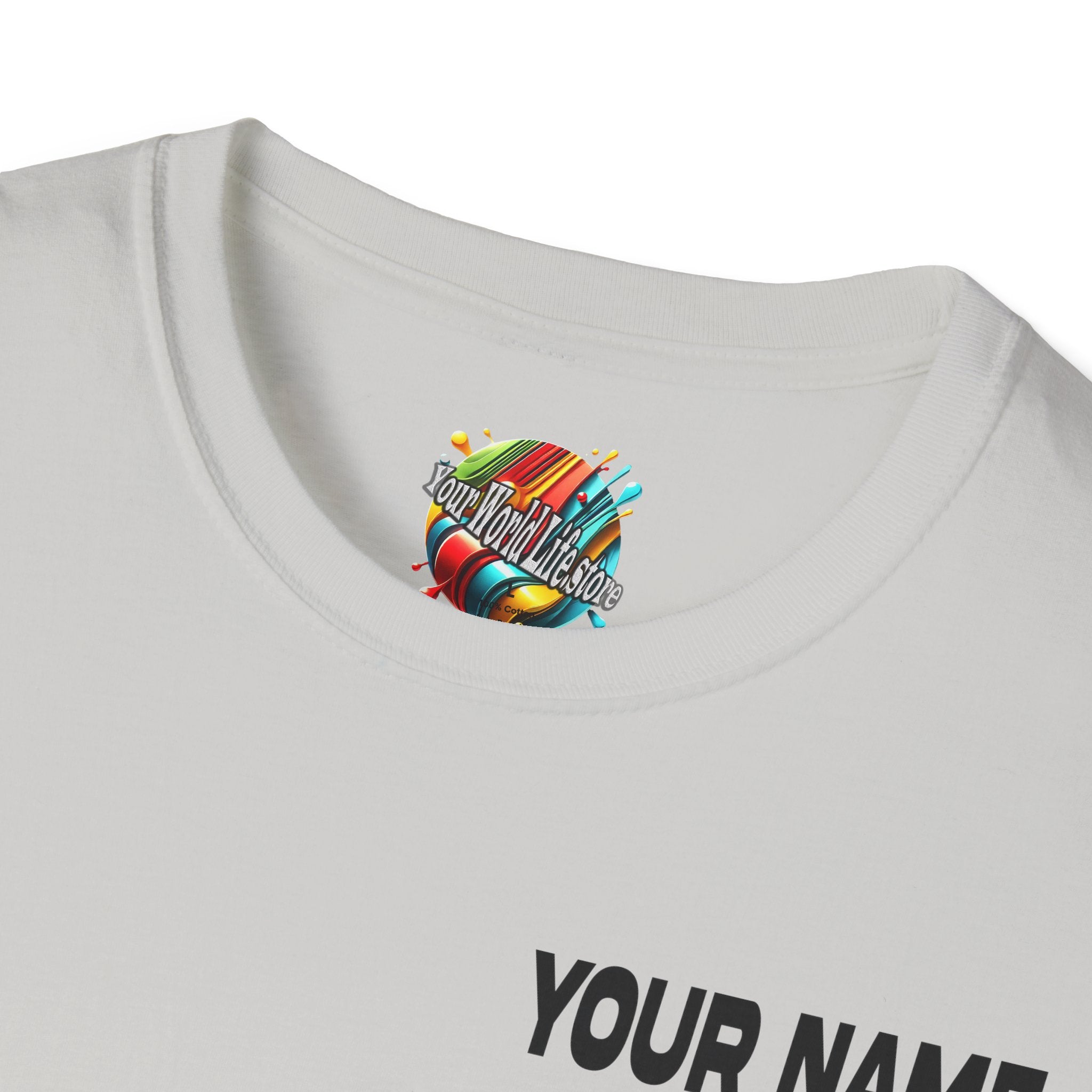 "Your World Life" 🎶 Mix. Pour. Repeat. – Custom Unisex Soft style T-Shirt - Light Colors