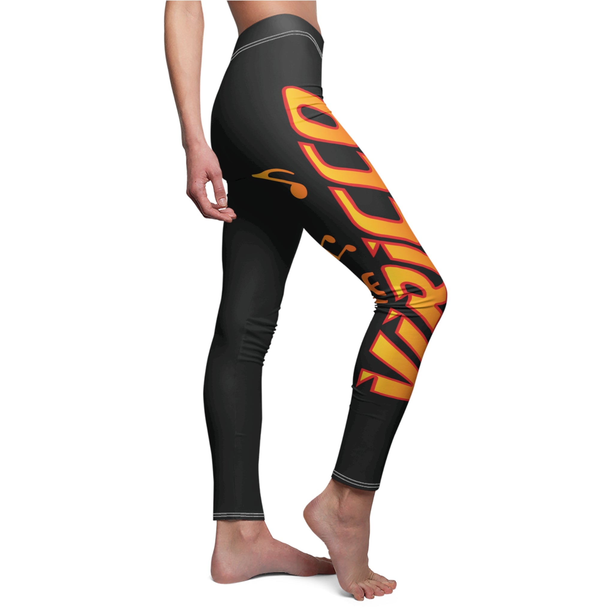 "VJ Ricco"🎤 Women’s DJ Vibe Leggings – Bold, Comfy, & Ready to Move