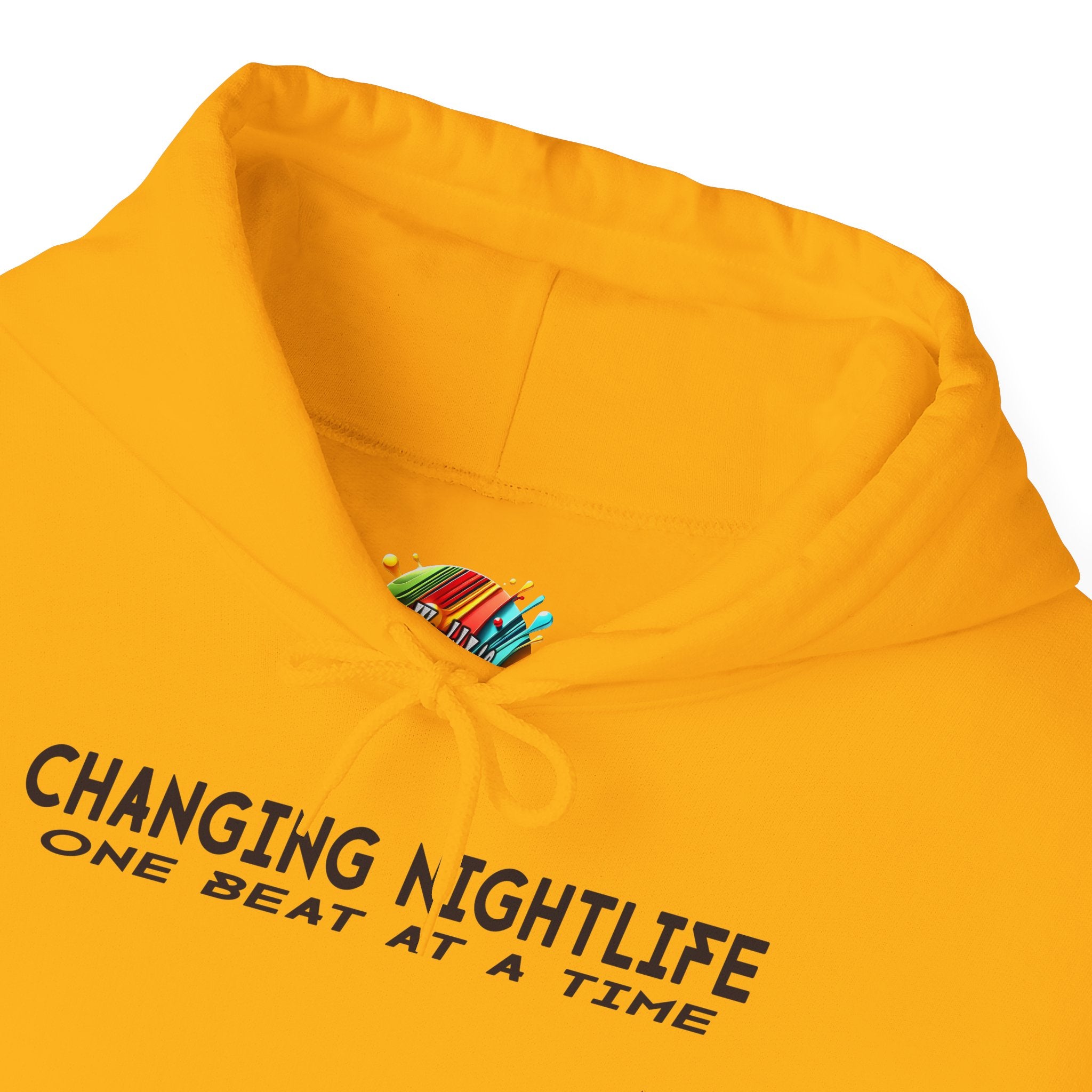 "Nightlife Elements" Customizable Unisex Heavy Blend Hoodie – Personalize w/Power Word