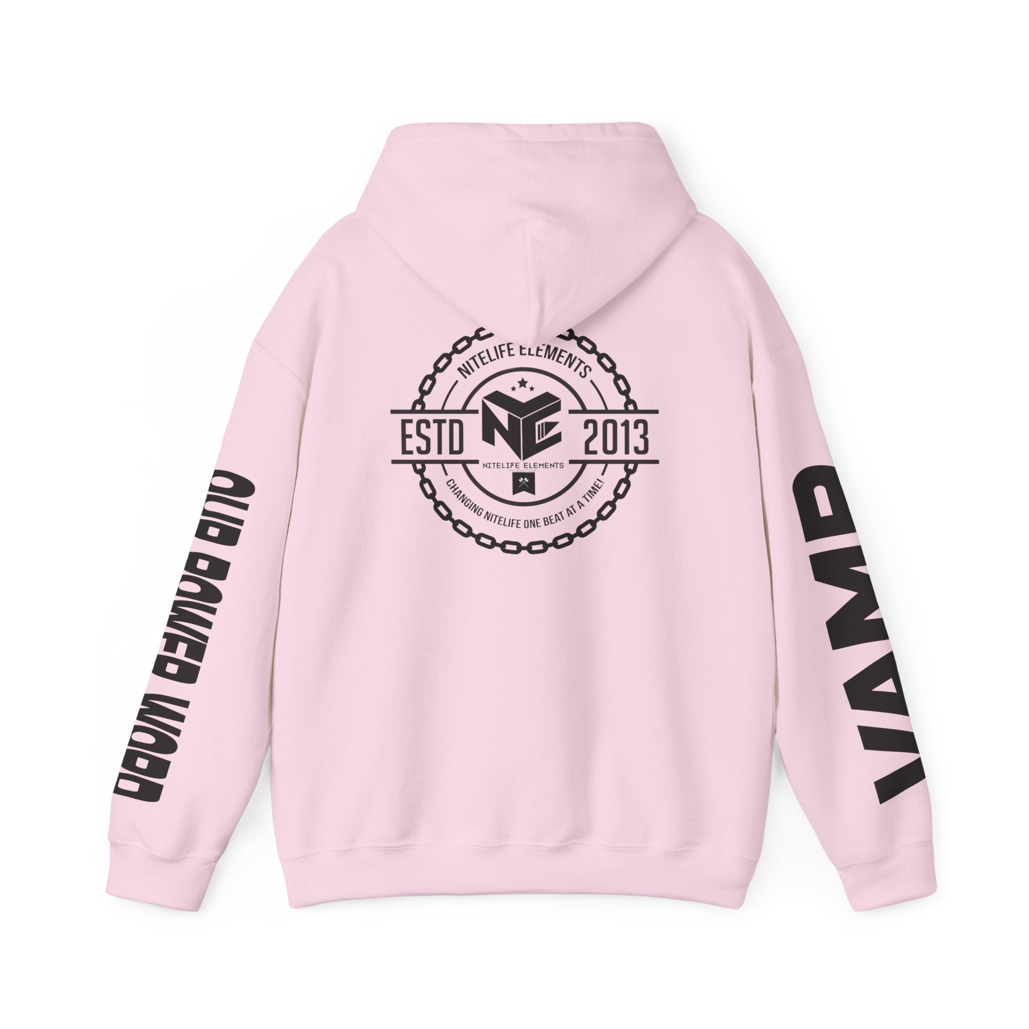 "Nightlife Elements" Customizable Unisex Heavy Blend Hoodie – Personalize w/Power Word