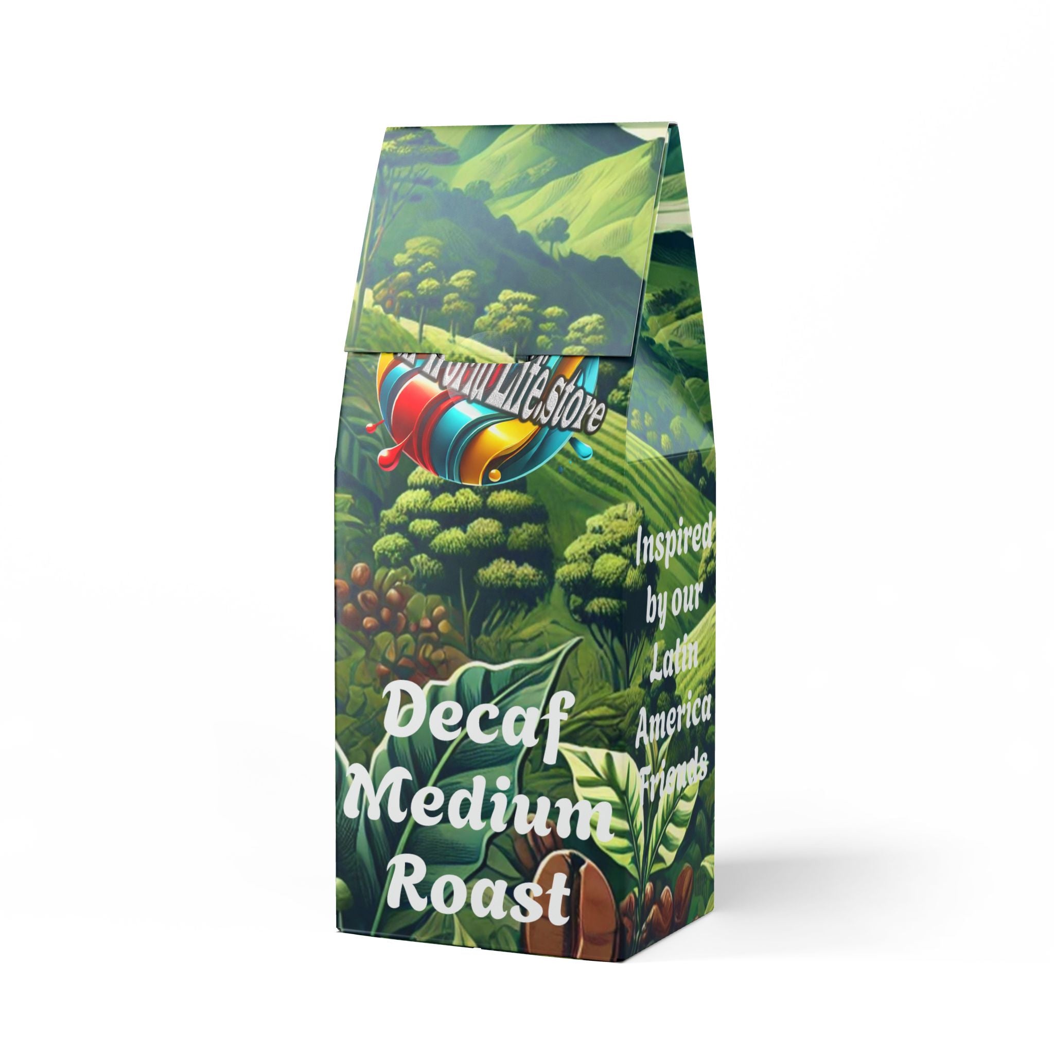 "Your World Life" Trapper Peak Decaf Coffee Blend – Medium Roast | Smooth, Savory & Caffeine-Free