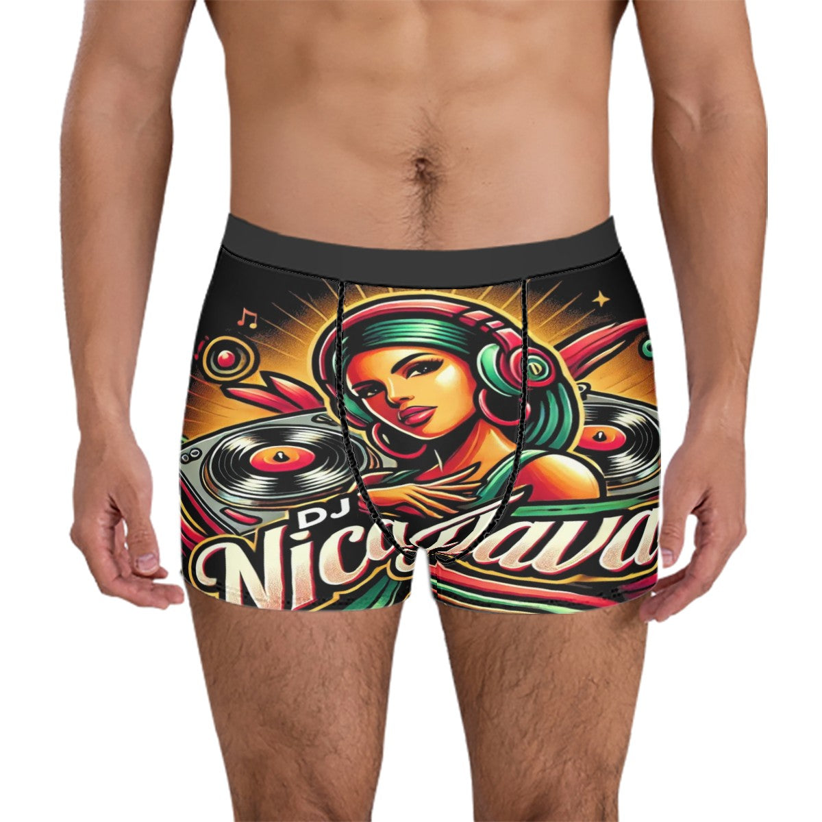 "DJ NicaFlavor" 🔥 Men’s Boxer Briefs – Limited Edition