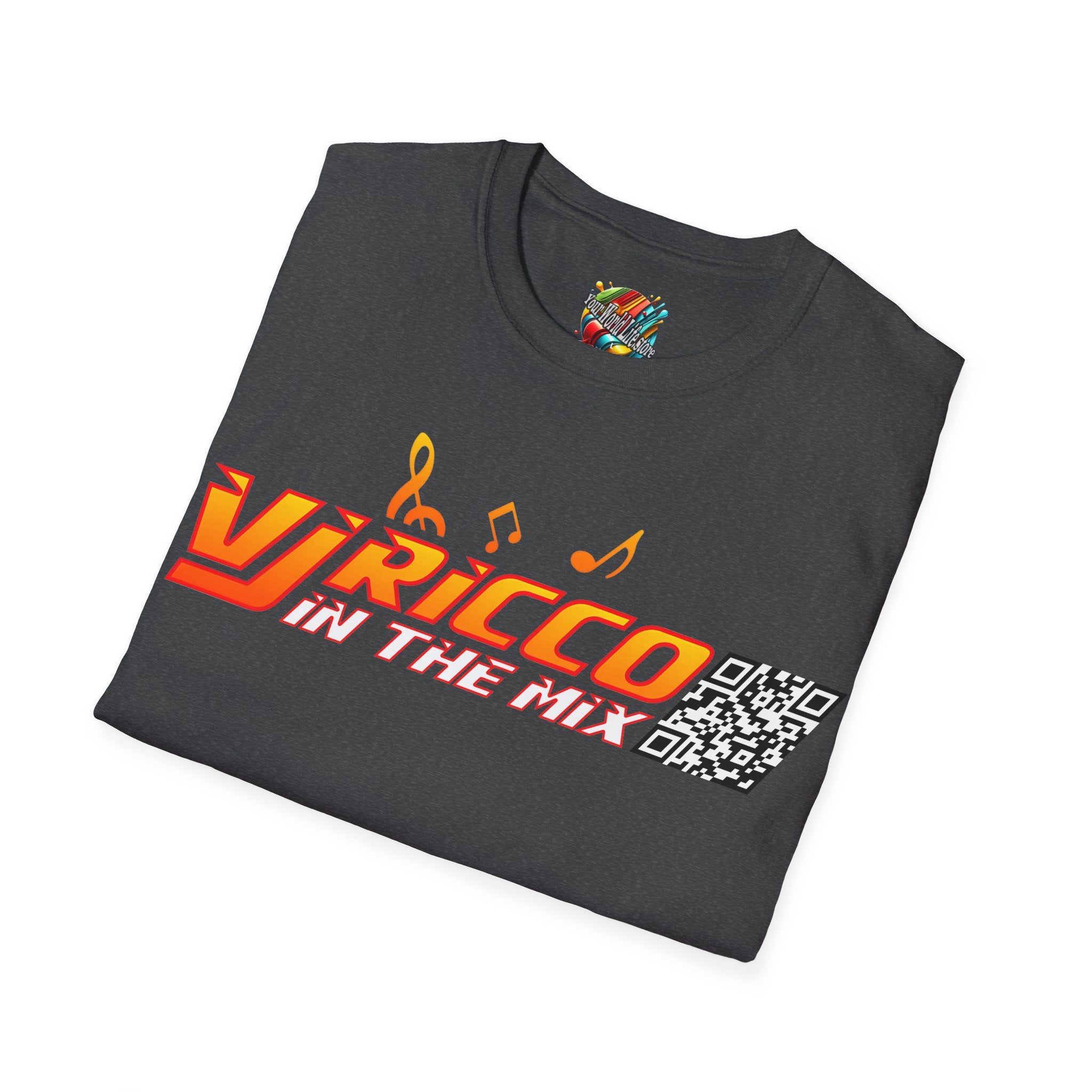"VJ Ricco"🎤 Logo Branded T-Shirt - QR Discount