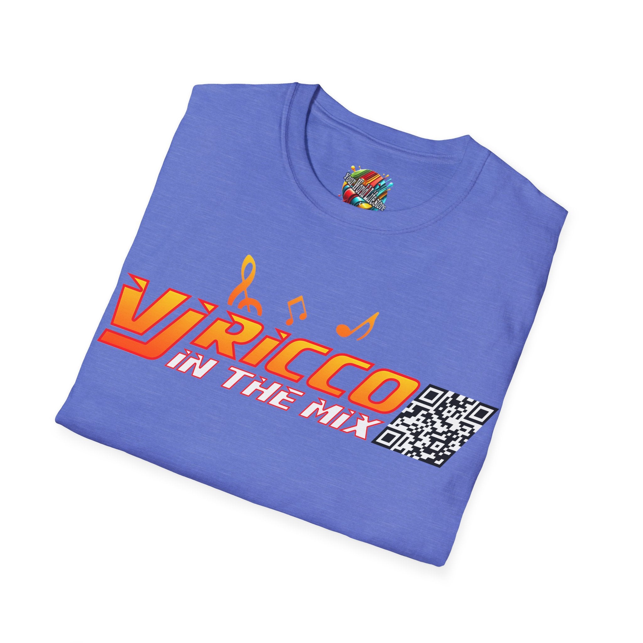 "VJ Ricco"🎤 Logo Branded T-Shirt - QR Discount