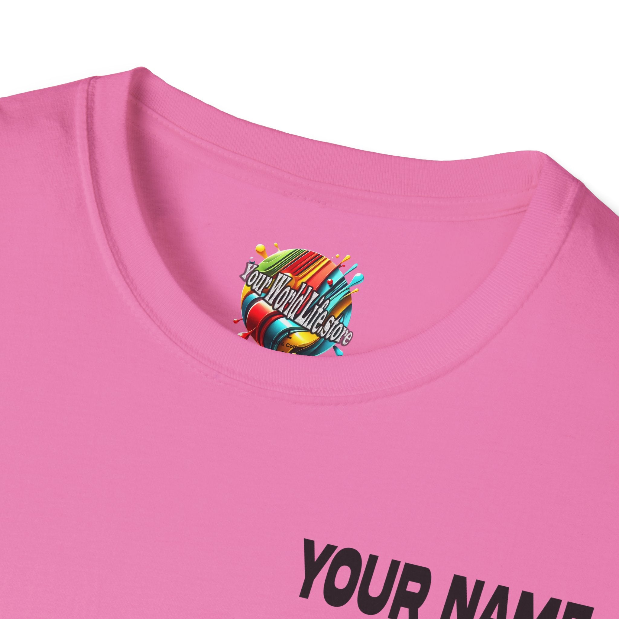 "Your World Life" 🎶 Mix. Pour. Repeat. – Custom Unisex Soft style T-Shirt - Light Colors