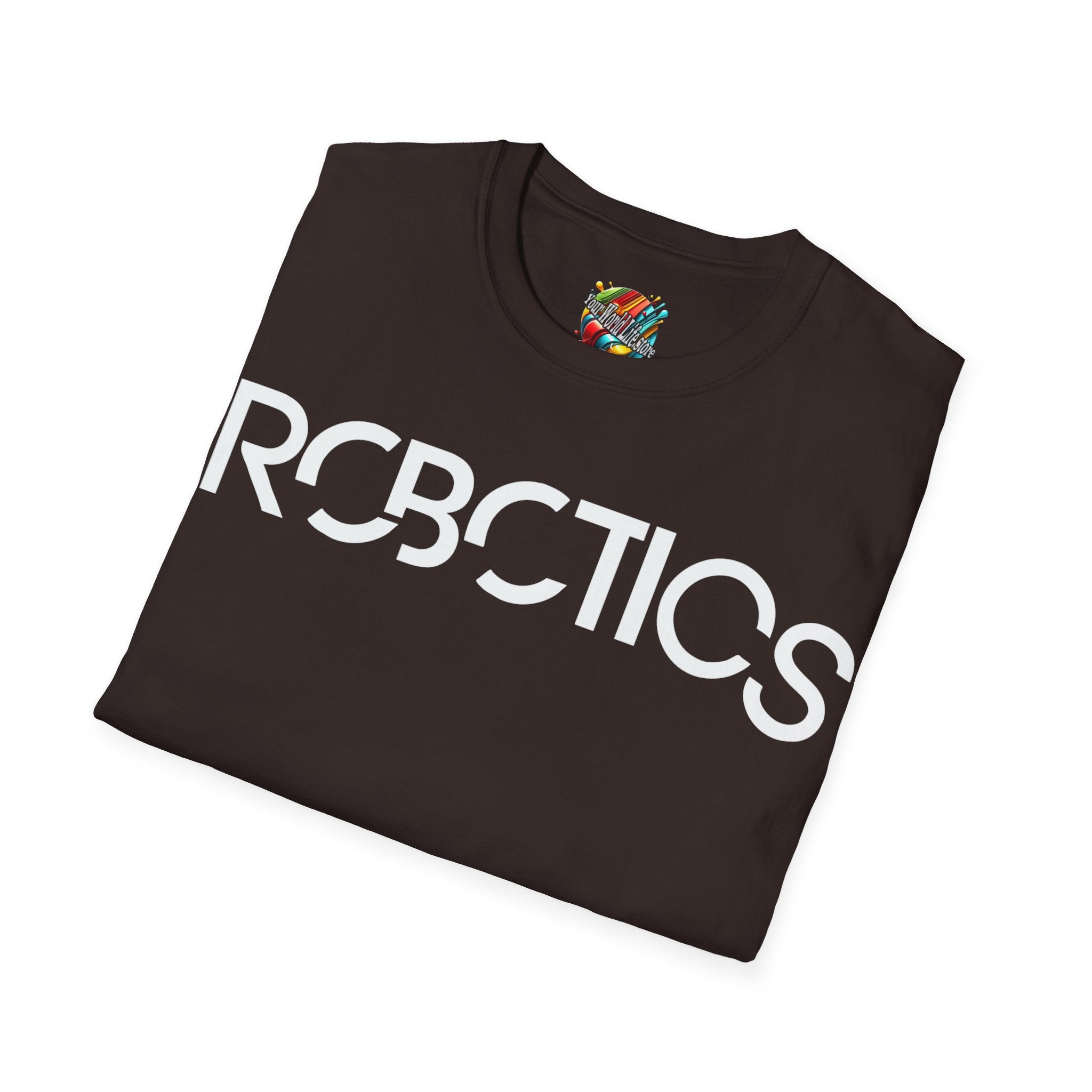 "DJ Robotics" 🤖 ⚡Future Frequencies Logo T-Shirt