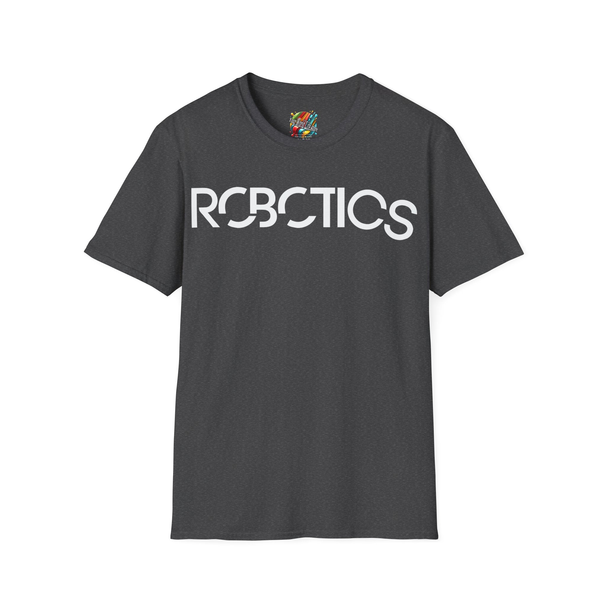 "DJ Robotics" 🤖 ⚡Future Frequencies Logo T-Shirt