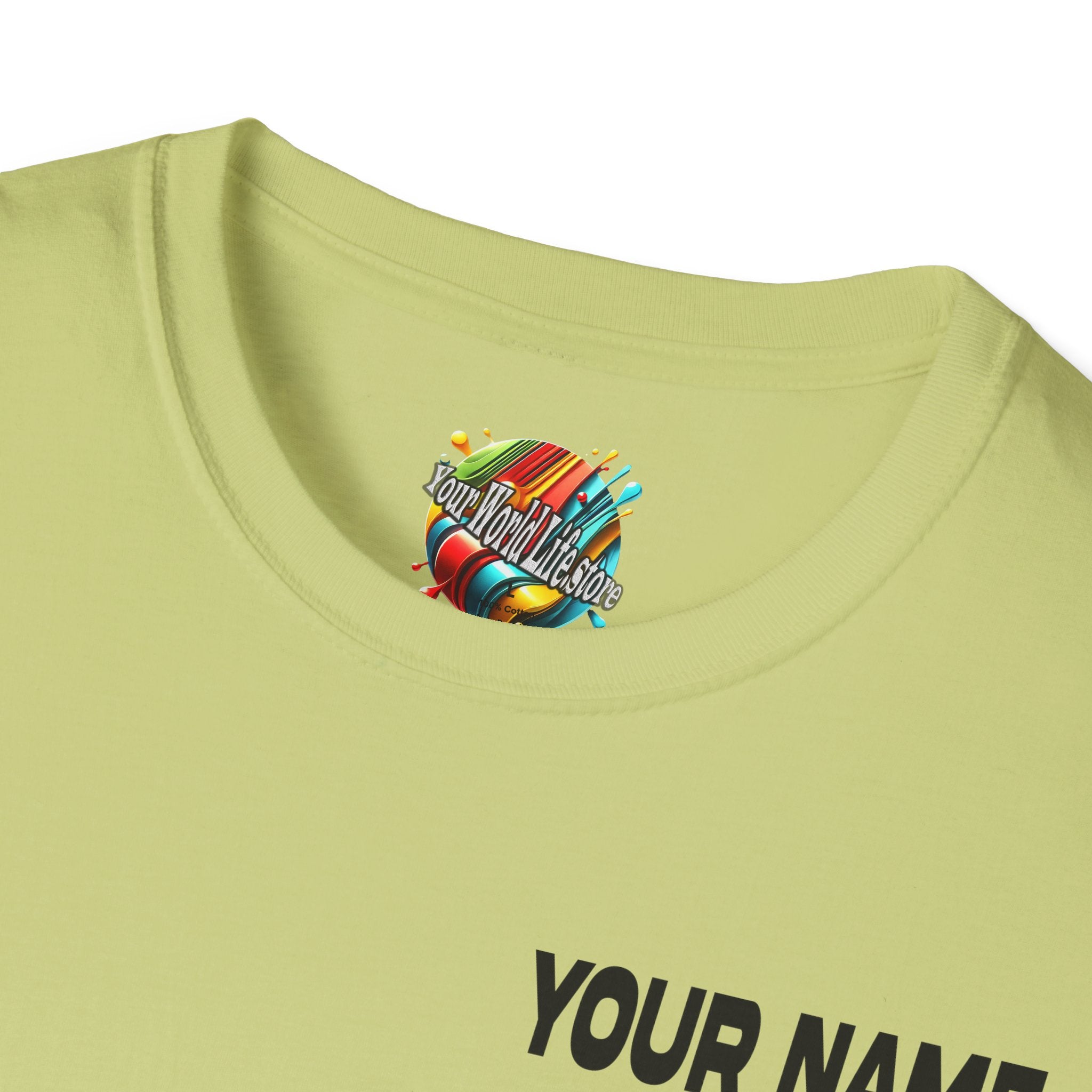 "Your World Life" 🎶 Mix. Pour. Repeat. – Custom Unisex Soft style T-Shirt - Light Colors