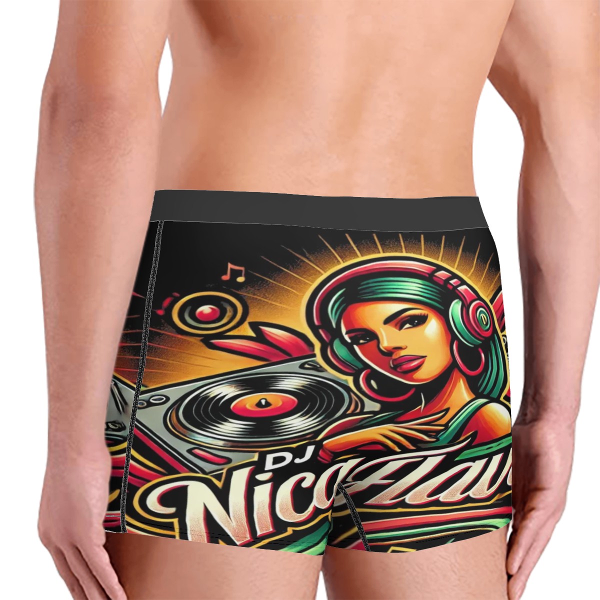 "DJ NicaFlavor" 🔥 Men’s Boxer Briefs – Limited Edition