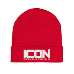 ICON Embroidered Knit Beanie – Cozy Winter Style