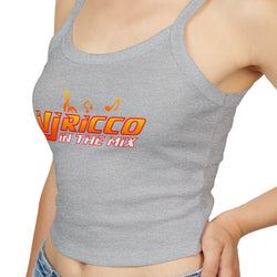 "VJ Ricco"🎤 Women’s Music Vibe Spaghetti Strap Tank – Summer Style, Festival Ready