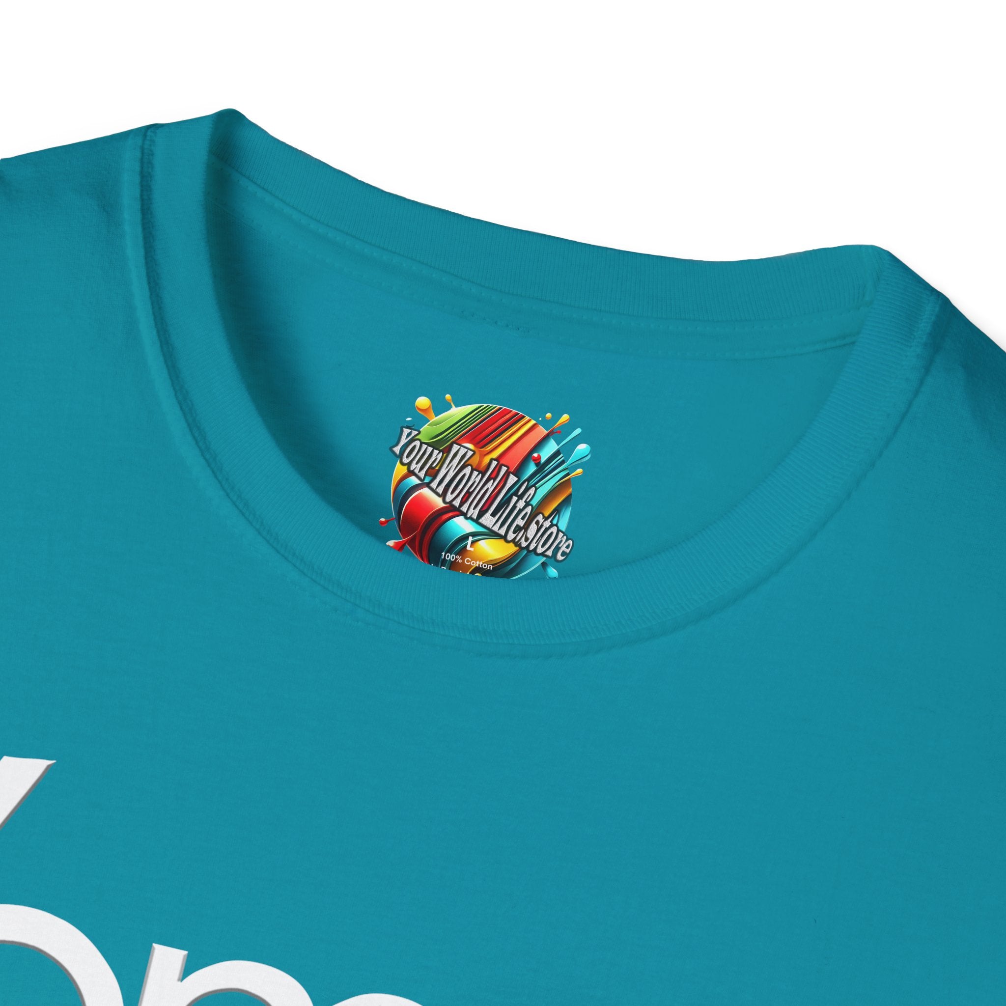 "DJ VAMP" 🎧Signature Logo Tee – Bold, Loud, and Made to Move - QR