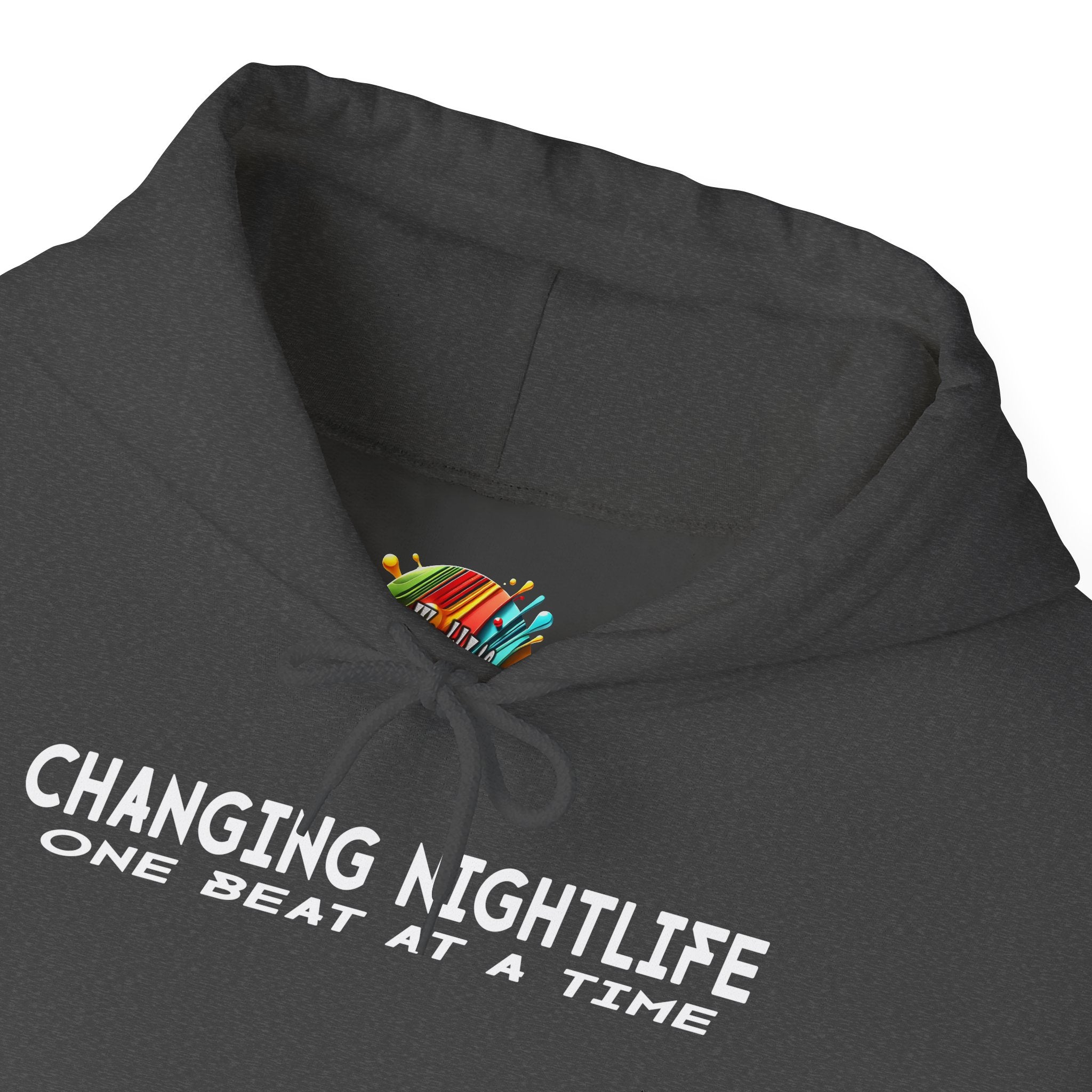 "Nightlife Elements" Customizable Unisex Heavy Blend Hoodie – Personalize w/Power Word