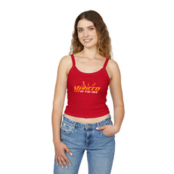 "VJ Ricco"🎤 Women’s Music Vibe Spaghetti Strap Tank – Summer Style, Festival Ready