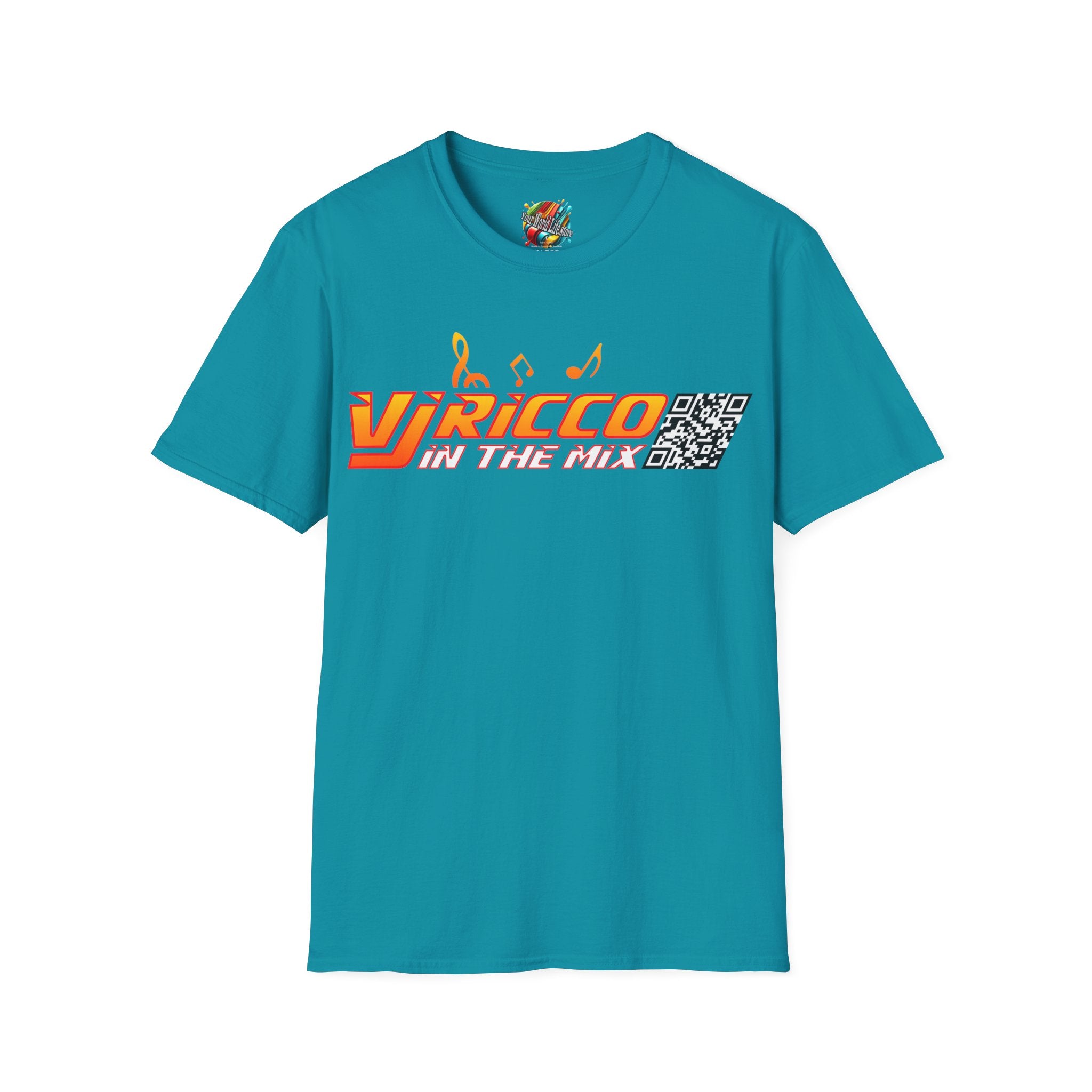 "VJ Ricco"🎤 Logo Branded T-Shirt - QR Discount